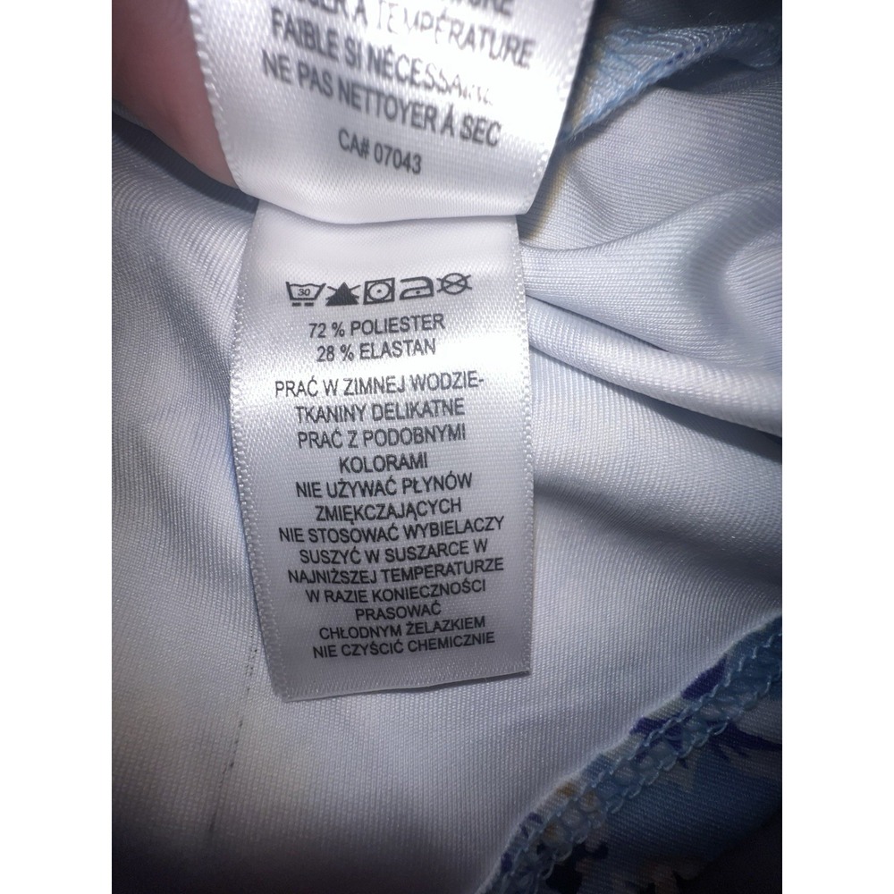 Laura Ashley Purple Full Zip Floral Design UPF 50 UV protection SZ S NWT - Picture 4 of 7